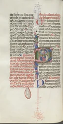 Misal: Fol. 208v: Ascensión de Cristo