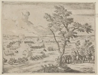 A la cabeza de un ejército suizo, Francesco I d