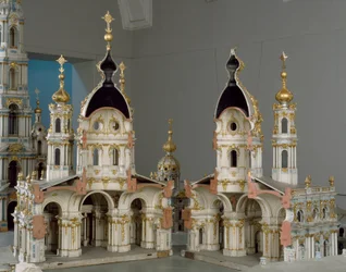 Proyecto para el monasterio de la Virgen de la Resurrección en San Petersburgo