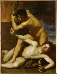 Caín matando a Abel (pintura sobre lienzo)