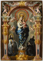 Nuestra Señora del Buen Consejo, c.1680 (óleo sobre cobre)