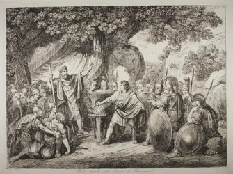 Cayo Mucio Escévola ante Lars Porsena