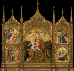 La Madonna de la Humildad, la Anunciación, la Natividad y la Piedad, c.1465