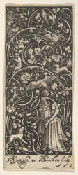 Panel vertical con un hombre y una mujer