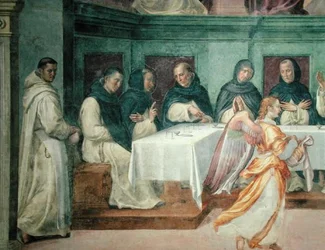 La Última Cena, del Refectorio de San Marco (detalle)