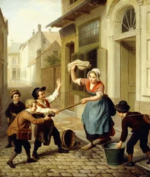 Los bromistas, 1866