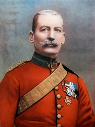 Mayor General JBB Dickson, comandante de la 4ta Brigada de Caballería, Fuerza de Campo de Sudáfrica, 1902