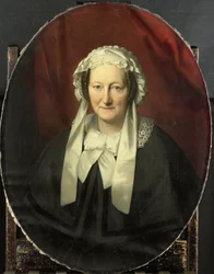 Retrato de Johanna Maria Parvé, esposa de Hendrik André Cornelis Tierens