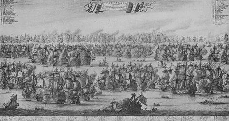 La Batalla de Texel, c. 1700