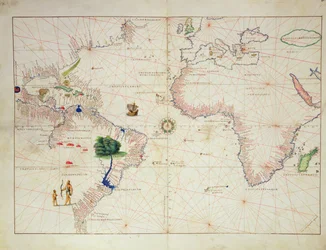 El Nuevo Mundo, de un Atlas del Mundo en 33 Mapas, Venecia, 1 de septiembre de 1553
