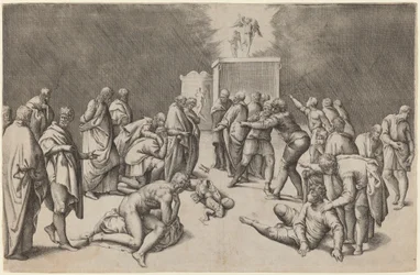El arca del Señor en el templo de Dagón