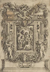 Un joven ofrece su mano a una mujer sentada, otra mujer está entre ellos, ca. 1540-80