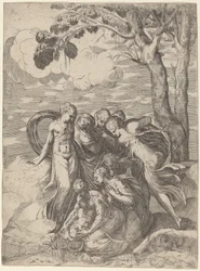 El hallazgo de Moisés, 1540s