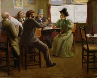 Interior de un bar, c.1880