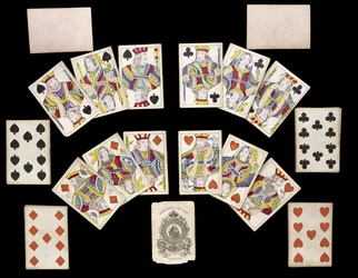 Baraja de cartas, c. 1835-1840