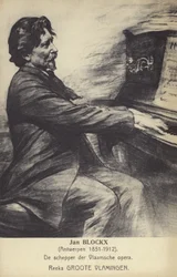 Jan Blockx, compositor, pianista y profesor belga (1851-1912)