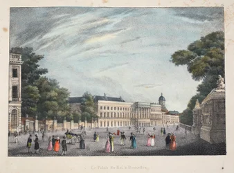 El Palacio del Rey en Bruselas, c.1895 (fotochrom)