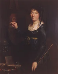 Retrato de artista (¿autorretrato?) 1800 (óleo sobre lienzo)