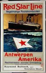 Línea Roja Estrella, Antwerpen América, c.1899