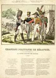 La Santa Alianza de las naciones, de Chansons Politiques de Béranger, 1815-1818