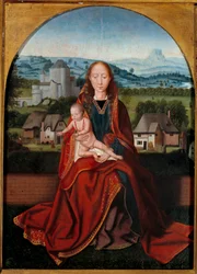 Virgen y Niño (Escuela de Amberes del siglo XV)