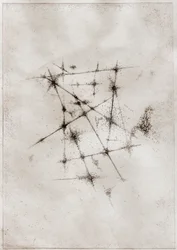 Nebulosa, 2018 (punta seca sobre papel)