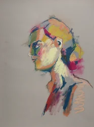 Color Study 9, 2023 (pastel sobre papel)