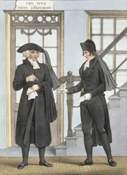 Funcionarios funerarios de Ámsterdam, ilustración de 