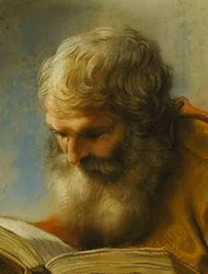 Un Apóstol Barbudo Leyendo, 1712