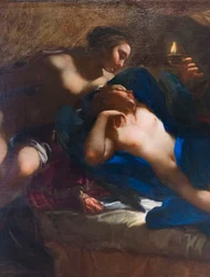Amor y Psique, detalle (óleo sobre lienzo)