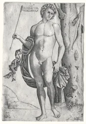 Hombre con una flecha, c. 1515