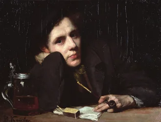 Retrato de Arthur Wasse (óleo sobre lienzo)