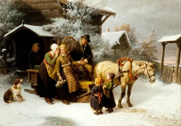 Dejando el hogar (Escena de Dalecarlia)