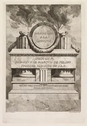 Mascarada griega: página de dedicación