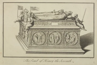 Vista de la tumba de Enrique VII y la Reina Isabel en la capilla del rey en la Abadía de Westminster