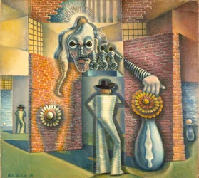 Sin título (Abstracción surrealista)