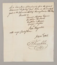 Comisión de quiebra, 20 de julio de 1786