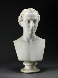 Busto retrato del hermano del artista, el escultor John Gibson (1790-1866) 1837-38