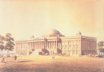 Capitolio de los Estados Unidos, grabado por Thomas Sutherland, 1825