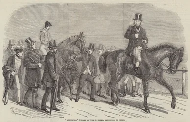 Stockwell, ganador del St Leger, regresando a pesar