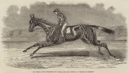 El ganador de las July Stakes de Newmarket, BC Brother to Elthiron de Lord John Scott