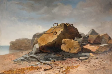Escena de playa, Marazion, Cornualles