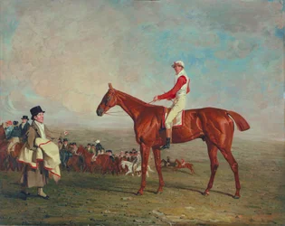 Sam con Sam Chifney, Jr., montado, 1818