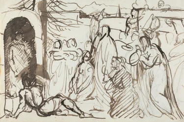 Estudio de la resurrección de Lázaro