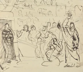 Estudio de la resurrección de Lázaro