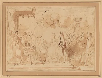 Jorge III retomando el poder real en 1789