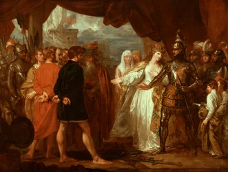 La Reina Felipa Intercediendo por la Vida de los Burgueses de Calais, 1788