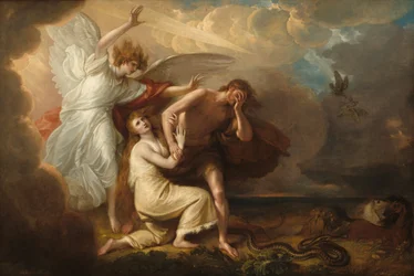 La expulsión de Adán y Eva del Paraíso