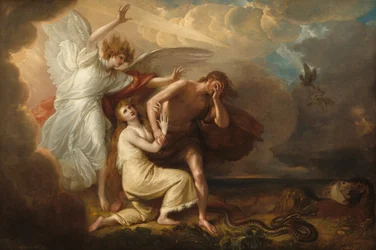 La expulsión de Adán y Eva del Paraíso, 1791