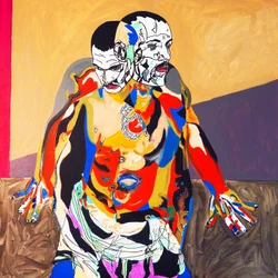 Hombre de pie, 2016 (óleo sobre lienzo)